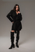 CASACO LONGO SUEDE - PRETO - comprar online