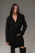 CASACO LONGO SUEDE - PRETO - loja online