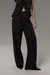 CALÇA RETA CÓS DE ELÁSTICO - PRETO - comprar online