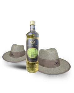 KIT - CHAPÉU BEGE + CACHAÇA - Cachaça Monttero