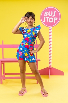 MACAQUINHO ESTRELA BLUE - Closet da Anna