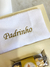 Box - toalha branca bordado dourado padrinho + ferreiro rocher na internet