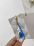 Chaveiro Grécia azul coral - comprar online