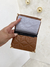 Box - carteira texturizada diamond caramelo - loja online