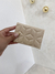 Carteira texturizada diamond beje - comprar online