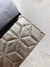 Carteira texturizada diamond dourada - loja online