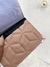 Carteira texturizada diamond rosé - loja online