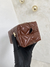 Necessaire M texturizada tourmaline marrom na internet