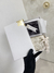 Box - carteira dourada + scrunchie cinza - comprar online