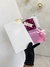 Box - carteira you can rosa + scrunchie fúcsia - comprar online