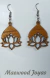 Aros de madera - Flor de Loto - comprar online