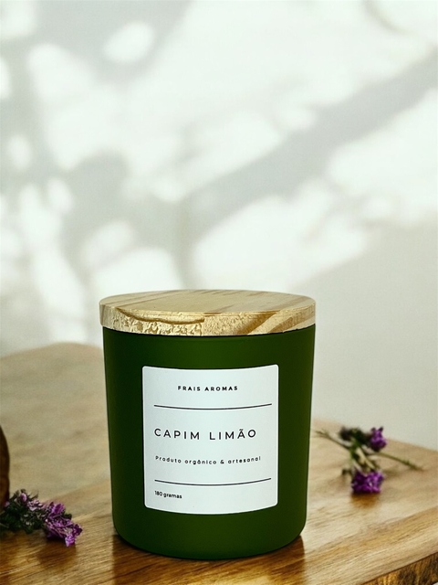 Vela Aromática de Capim do Limão 180 grs. - comprar online