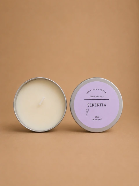 Vela Aromática Artesanal de Lavanda | Serenitá.