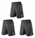Pack X3 Shorts Deportivos -Futbol Running Basquet -Alfest® MultitodoTM - multitodo