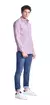Combo 2X1 Camisa Hombre Manga Larga Elastizada + Moño Seda Blanco De Regalo MultitodoTM
