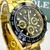 Relógio Unissex Rolex Daytona Dourado linha Gold a prova dagua - comprar online