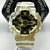 Relógio Masculino G-Shock japão branco dourado prova dagua - comprar online