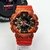 Relógio Masculino G-Shock japão Laranja a prova dagua - comprar online