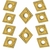 Pastilha Widea CNMG120404-PM YBC251 Com 10 Peças - comprar online
