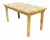 Mesa Maciza 1,40 X 80 Madera Pino Reforzada Color Natural Ohventas