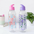 Botella Corazon y Flores Silvestres