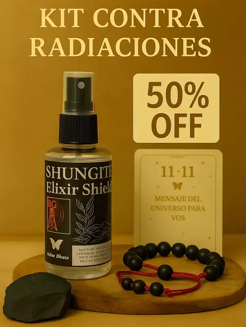 Kit Shungita Anti Radiaciones 5G™ | 50% OFF + Carta 11:11 de REGALO - comprar online