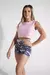 SUDADERA DEPORTIVA CORTA MUJER DRY FIT ROSA en internet