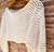 Manguita crochet blanco