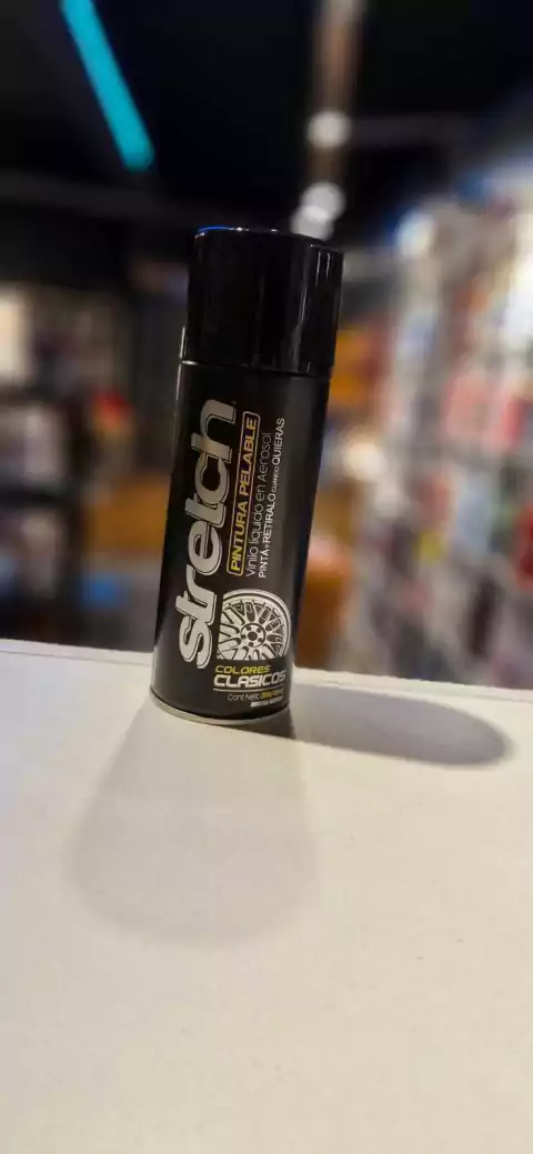 AEROSOL PINTURA REMOVIBLE STRECH NEGRO BRILLO 440 CC