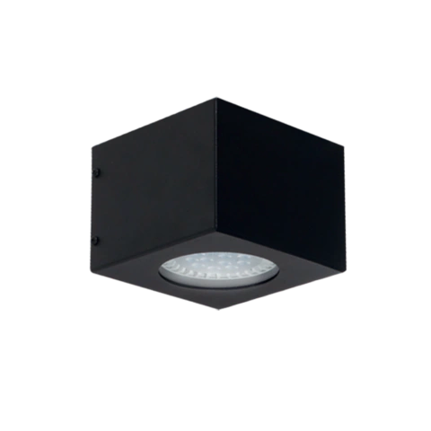 Aplique Monaco Unidireccional para AR111 Negro GU10
