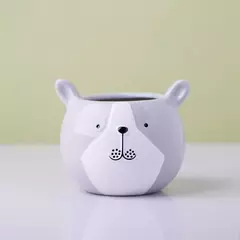 MACETA OSO GRIS