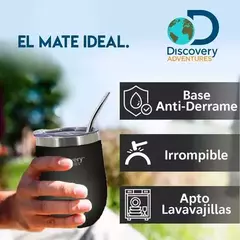 MATE/VASO CON BOMBILLA DISCOVERY 350ML