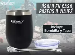 MATE/VASO CON BOMBILLA DISCOVERY 350ML