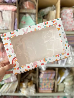 Caja motivo Pascua xl. 3 diseños disponibles. Precio por unidad. - comprar online