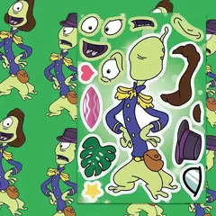 8 planchas de stickers para jugar "Stitch". Precio pack - comprar online