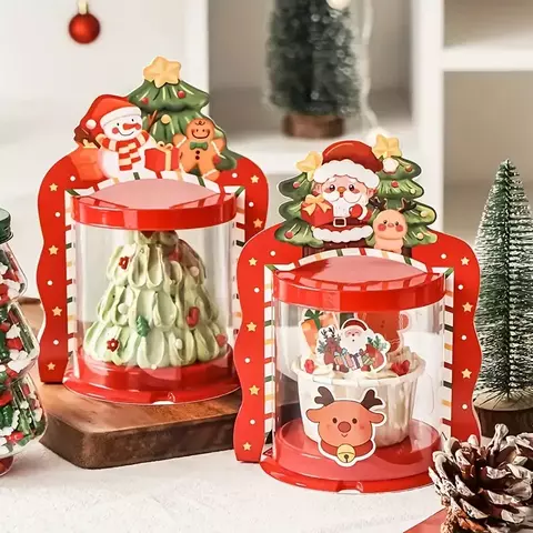 Caja circular navidad. Precio por unidad.