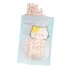 Bolsa doypack gatito en taza. Precio por unidad en internet