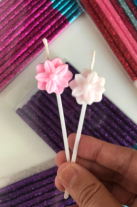 Velas flores