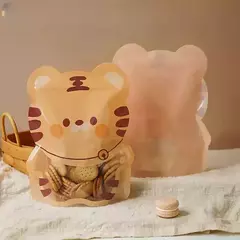 Doypack con forma de tigre. Precio por unidad en internet