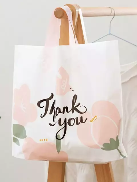 Bolsa con manija "thank you". Varias medidas. Precio por unidad. - comprar online