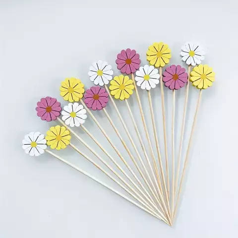 Pinchos flores. Pack de 10 unidades surtidas. - comprar online