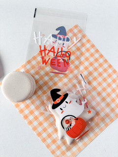 Bolsa opp "Halloween fantasma 2" 10x10 cms. Pack por 10 unidades. - comprar online