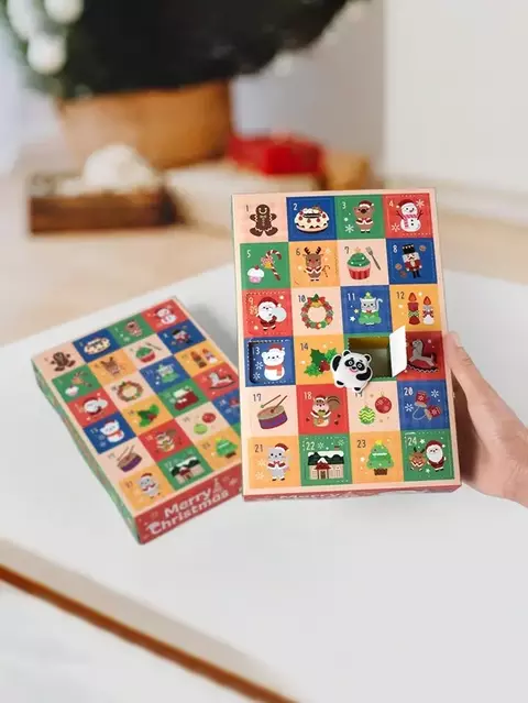 Caja adviento 24 dias. Precio por unidad.