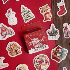 Pack con 46 stickers Navidad