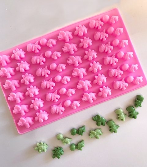 Molde de silicona "dinosaurios"