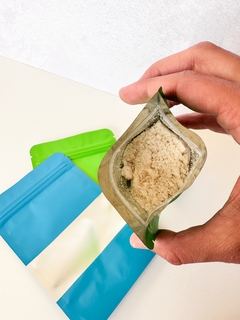 Bolsa doypack verde 10x15 cms. Precio por unidad. en internet