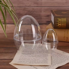 Huevos de plástico transparente - Capkelitos mayorista