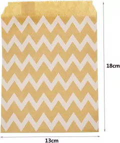 Sobre papel kraft estampado. Precio por unidad. - Capkelitos mayorista