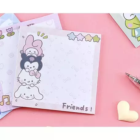 Block de notas x 50 hojas. Kitty y amigos - comprar online