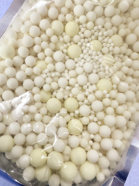 Perlas matte amarillo